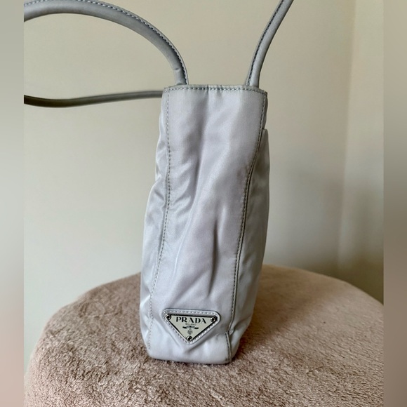 PRADA Tessuto Nylon Tote in Grey - Authentic and in used condition - Picture 2 of 8
